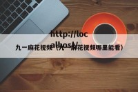 九一麻花视频（九一麻花视频哪里能看）